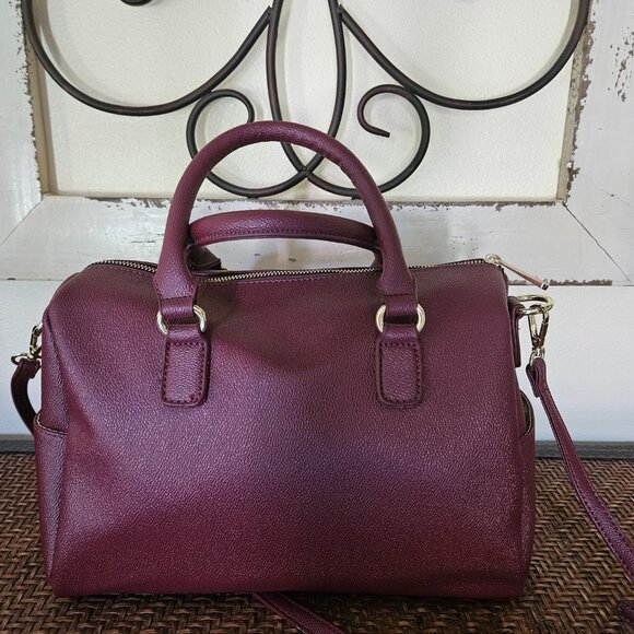 C Wonder -Woman`s NWT Burgundy Ever Speedy Satchel -Crossbody Handbag - Picture 6 of 10